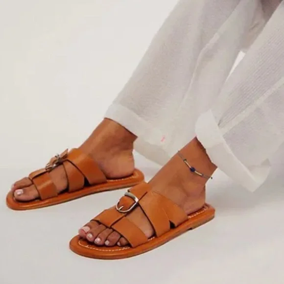 Gorgeous, Free People Sloan Buckle sandal in cinnamon clay❤️ - Picture 8 of 8